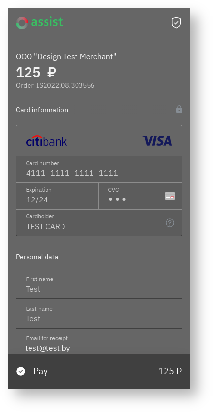 Documentations English Bel > Additional options for changing the appearance of payment pages > darkmengbel.png