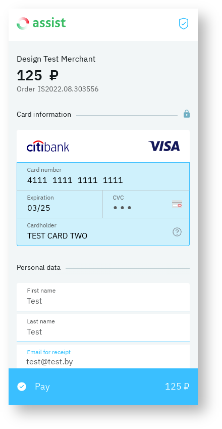 Documentations English Bel > Additional options for changing the appearance of payment pages > lightbluemengbel.png