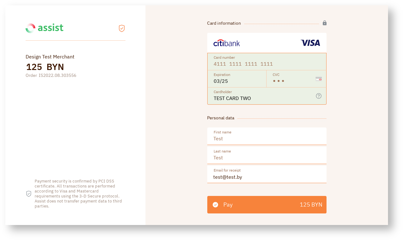 Documentations English Bel > Additional options for changing the appearance of payment pages > orangedengbel.png